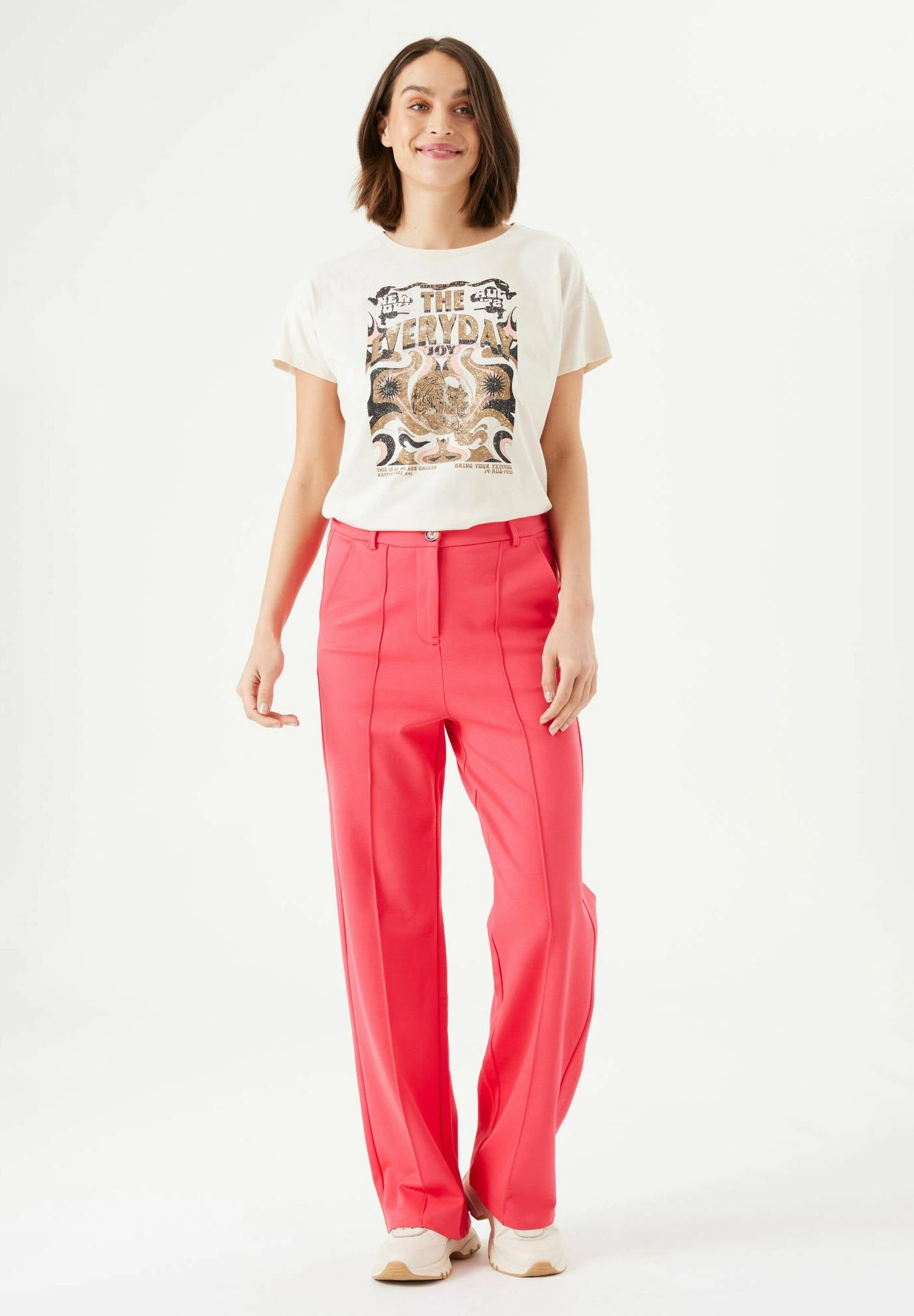 Garcia T-Shirt Print - Whitecap 4 Garcia T-Shirt Print - Whitecap - Afbeelding 2