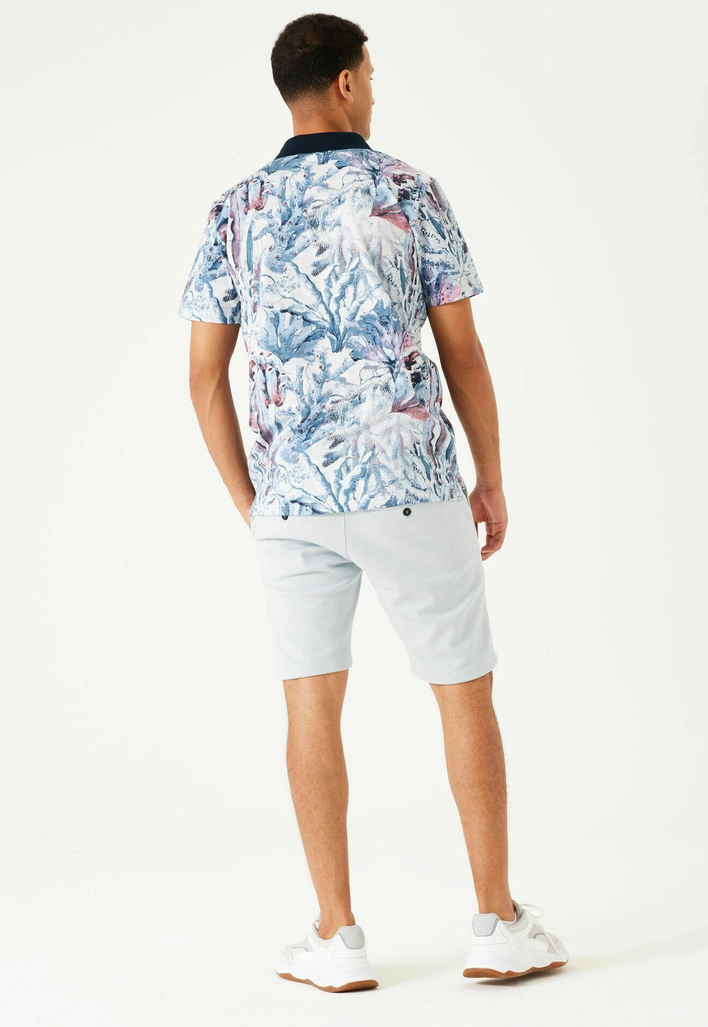 Garcia With Print - Poloshirt - White 5 Garcia With Print - Poloshirt - White - Afbeelding 3
