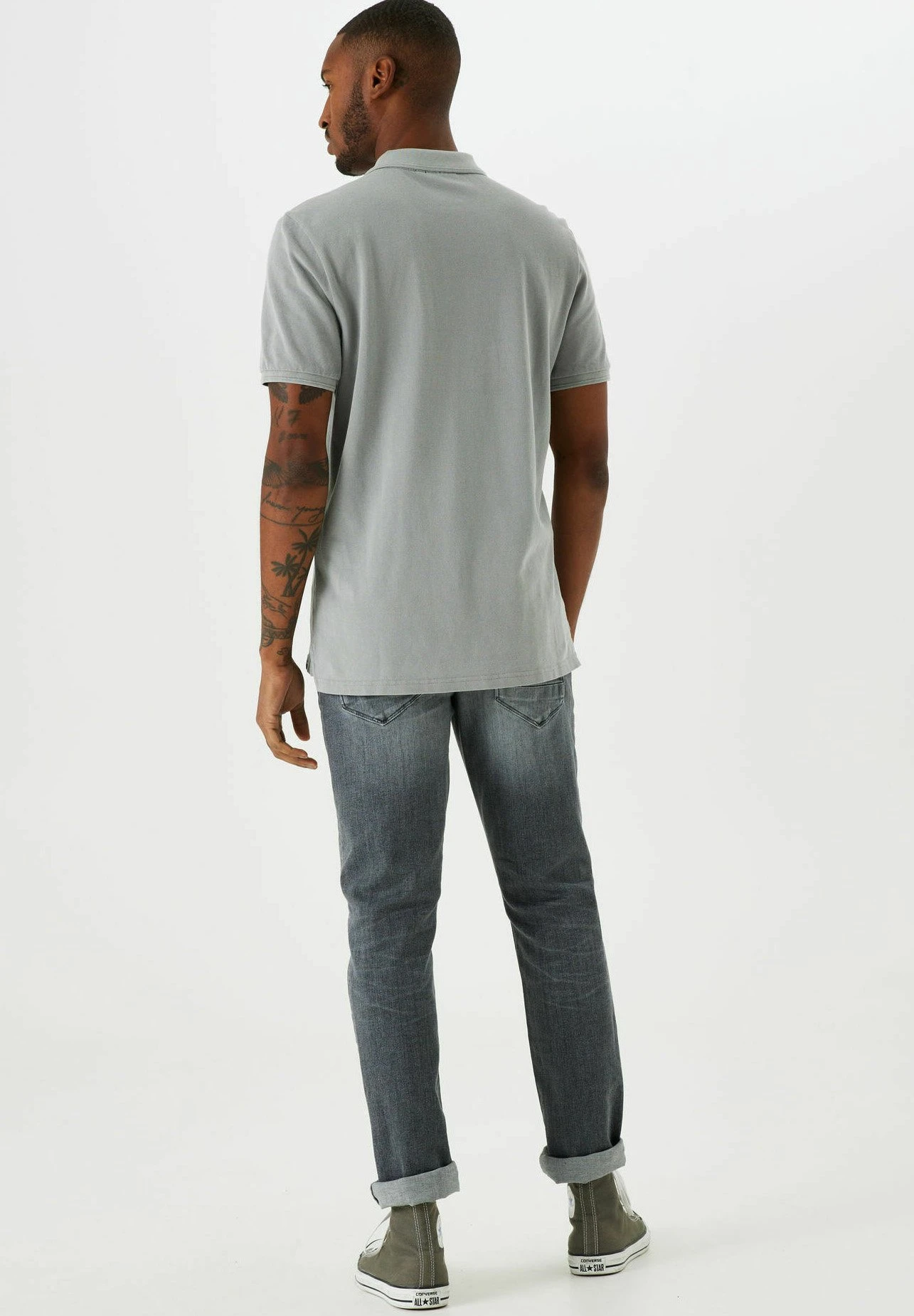 Garcia Poloshirt - Cement 4 Garcia Poloshirt - Cement - Afbeelding 2