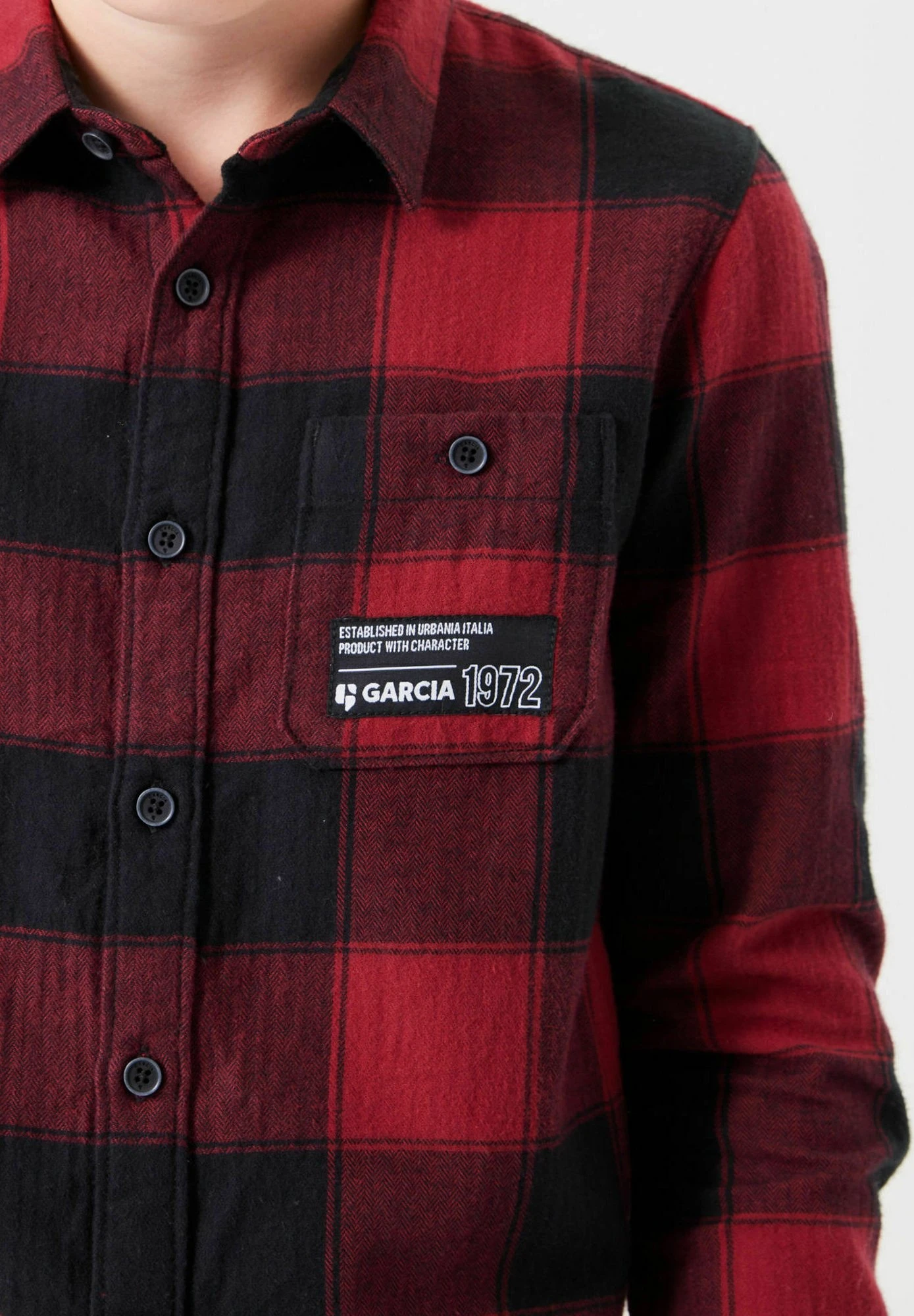 Garcia Checkered- Overhemd - Ruby 3 Garcia Checkered- Overhemd - Ruby