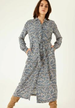 Garcia With Print - Blousejurk - Navy Peony