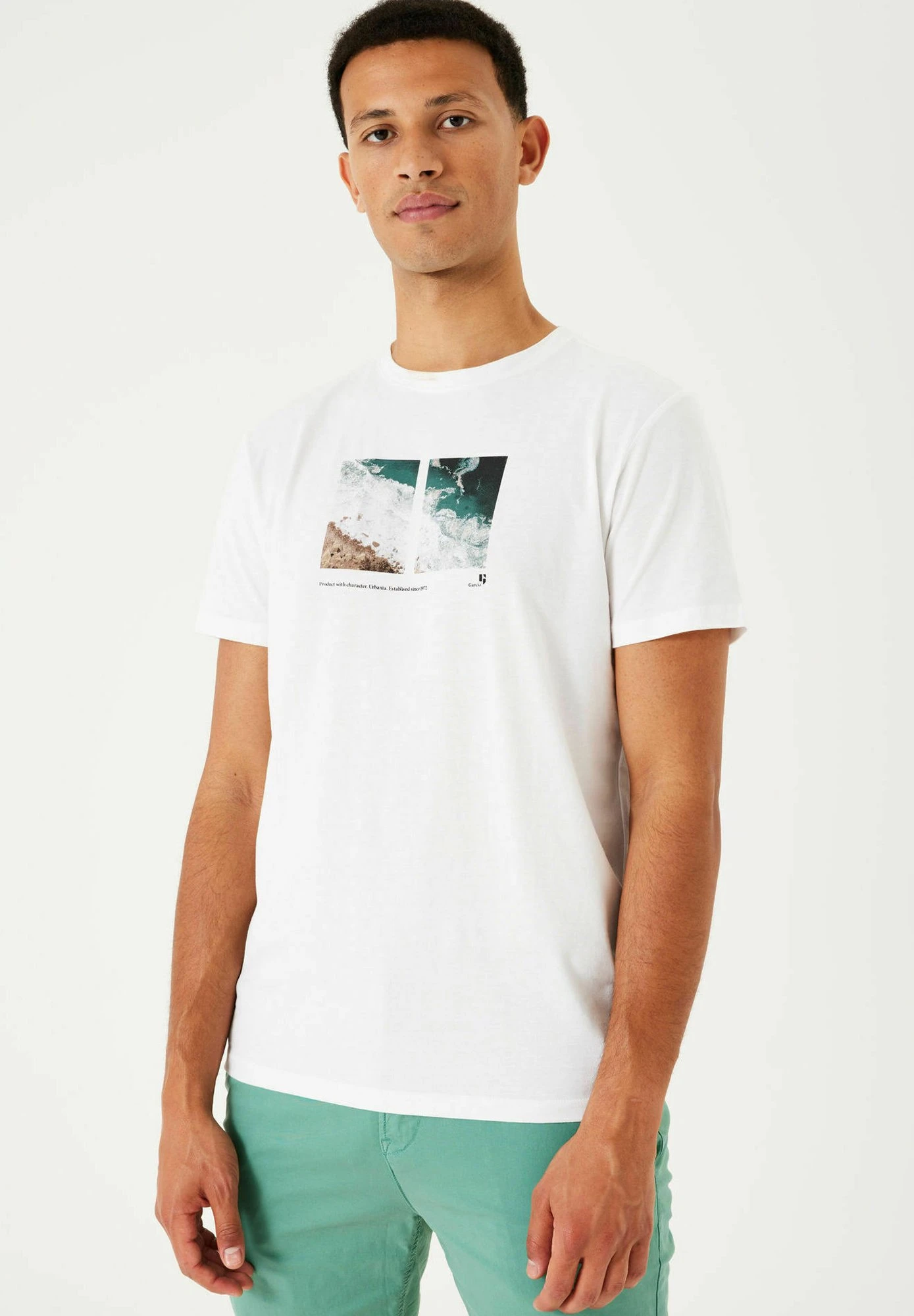 Garcia T-Shirt Print - White 3 Garcia T-Shirt Print - White