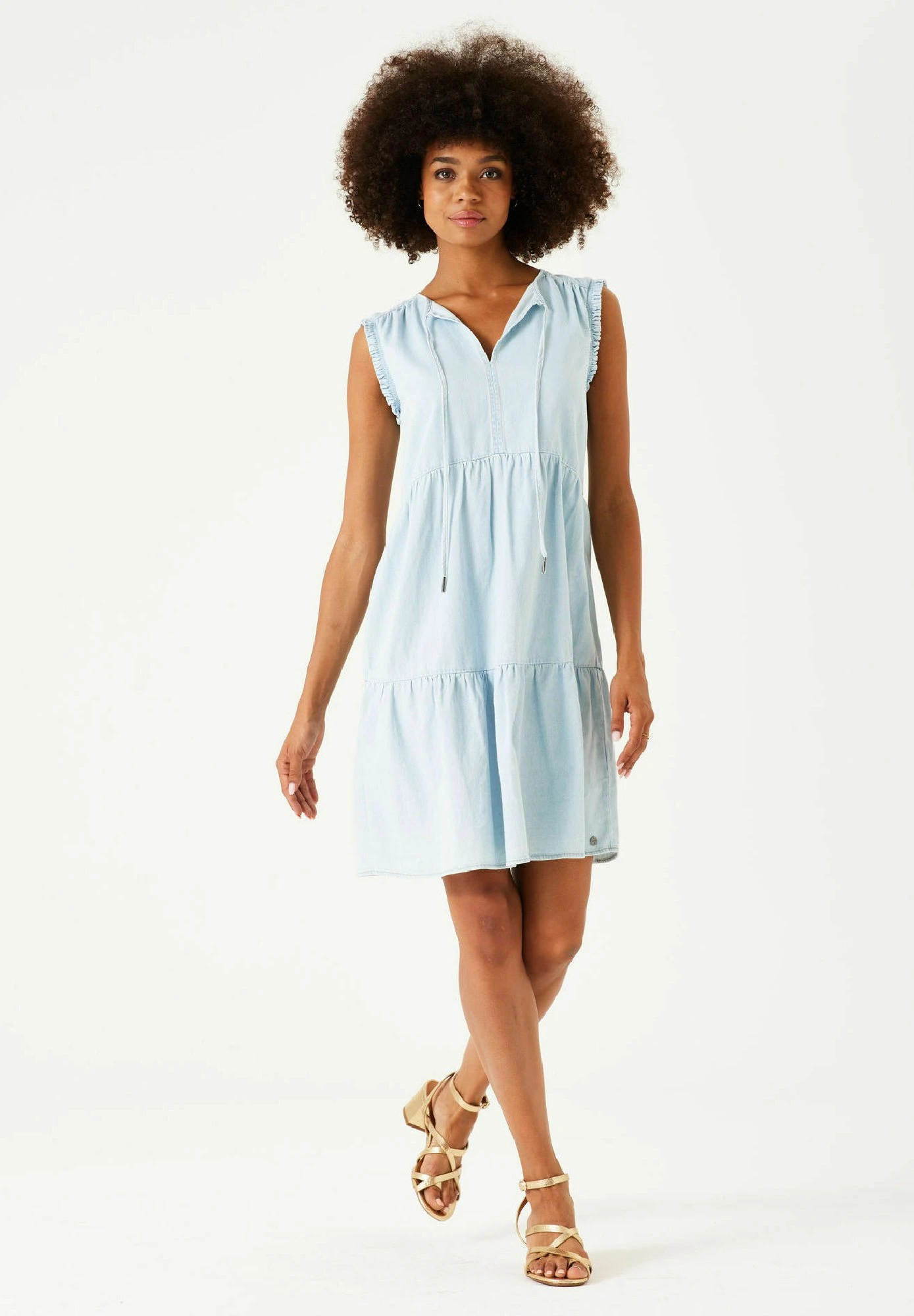 Garcia Spijkerjurk - Fresh Sea Blue 4 Garcia Spijkerjurk - Fresh Sea Blue - Afbeelding 2