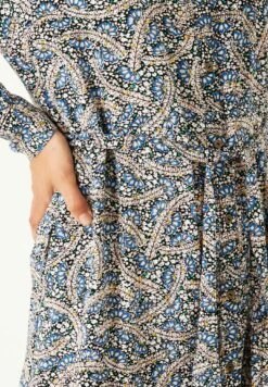 Garcia With Print - Blousejurk - Navy Peony 10 Garcia With Print - Blousejurk - Navy Peony -Clothing 1a4af9e2fda44519b91ed8c34fc8c130