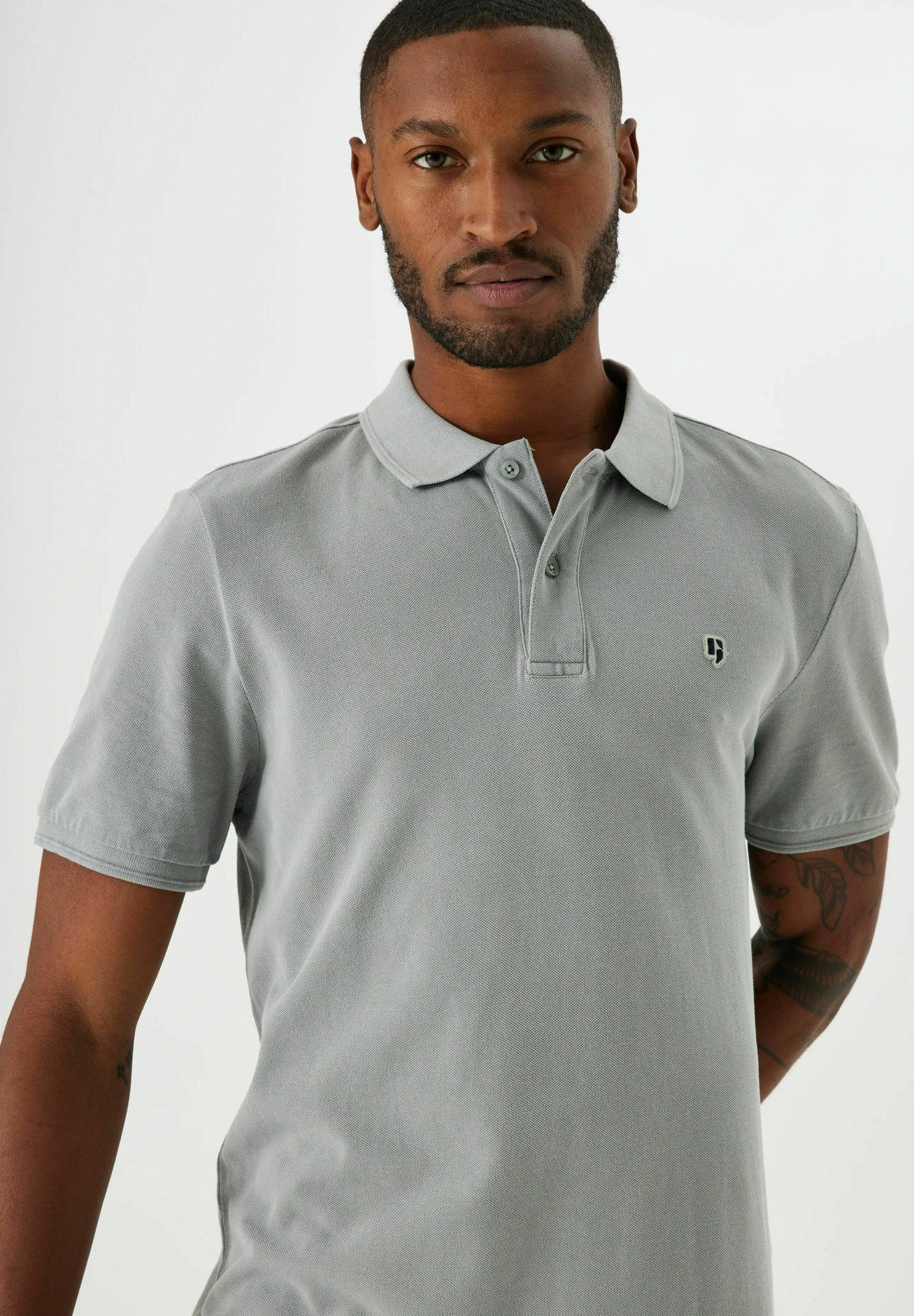 Garcia Poloshirt - Cement 6 Garcia Poloshirt - Cement - Afbeelding 4