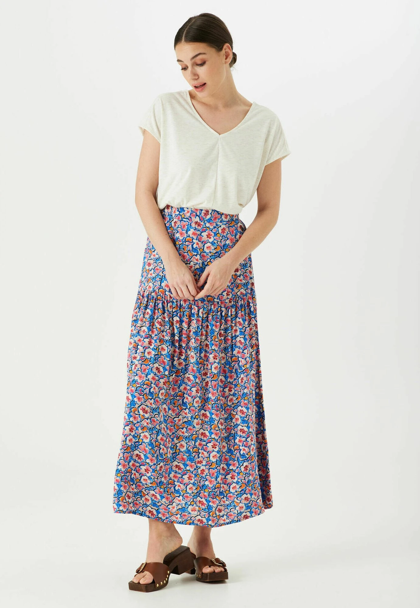 Garcia T-Shirt Print - Off White 4 Garcia T-Shirt Print - Off White - Afbeelding 2