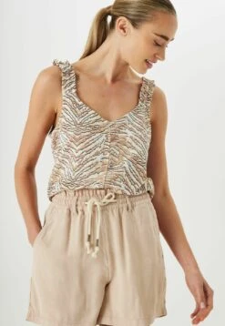 Garcia Print - Top - Sesame