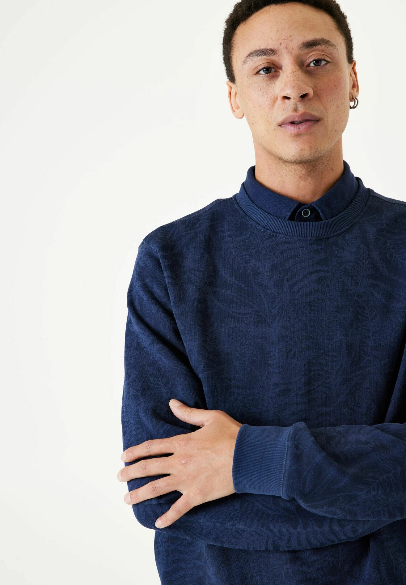 Garcia Sweater - Marine 5 Garcia Sweater - Marine - Afbeelding 3