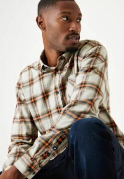 Garcia Checkered - Overhemd - Sunset Orange 10 Garcia Checkered - Overhemd - Sunset Orange -Clothing 26361b2beca64210949f94ce2eb5d381