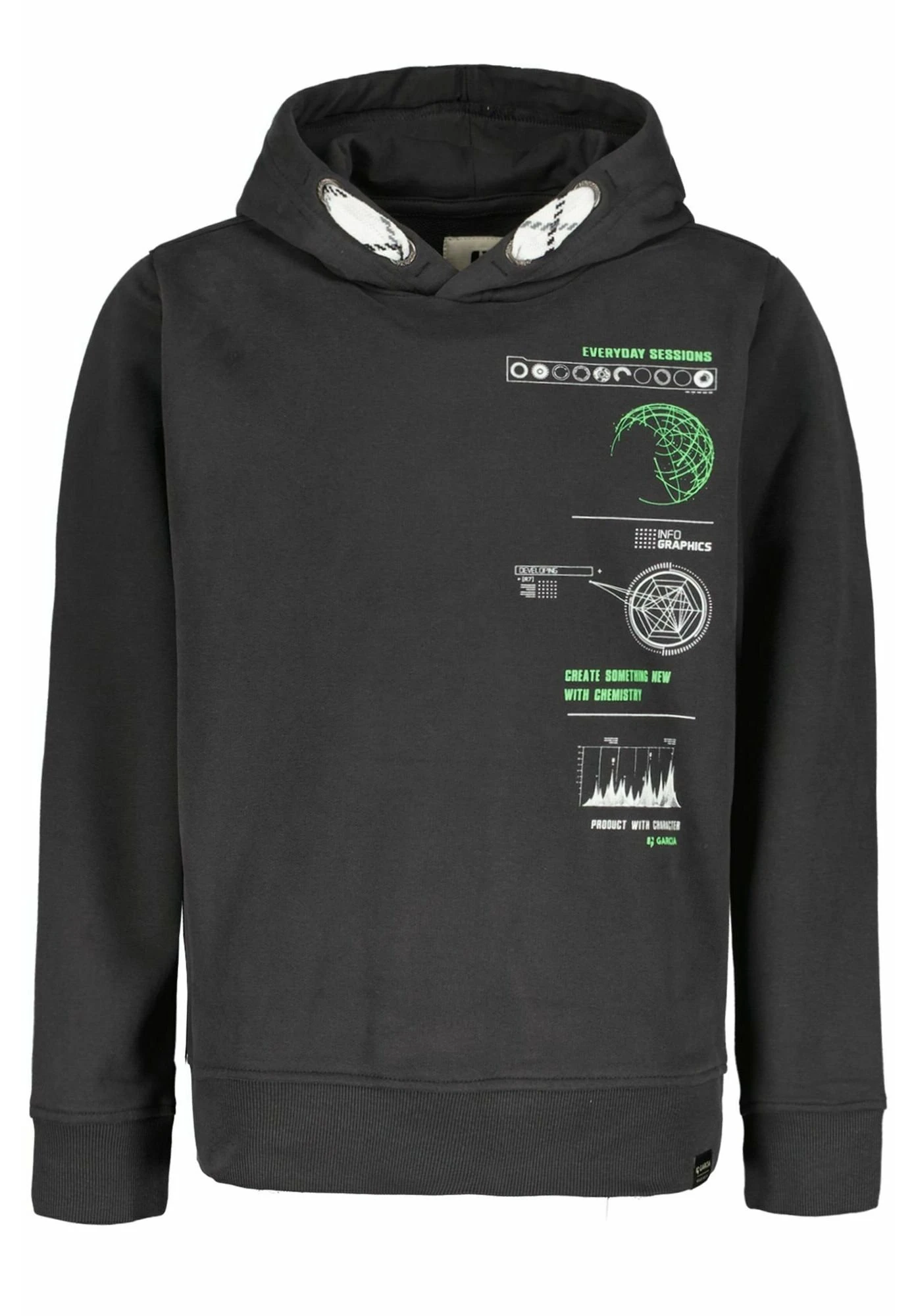 Garcia Hoodie - Dark Grey 4 Garcia Hoodie - Dark Grey - Afbeelding 2