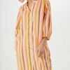Garcia Striped- Blousejurk - Off White 1 Garcia Striped- Blousejurk - Off White -Clothing 26da5d24ea18435a9567c88bb627a278