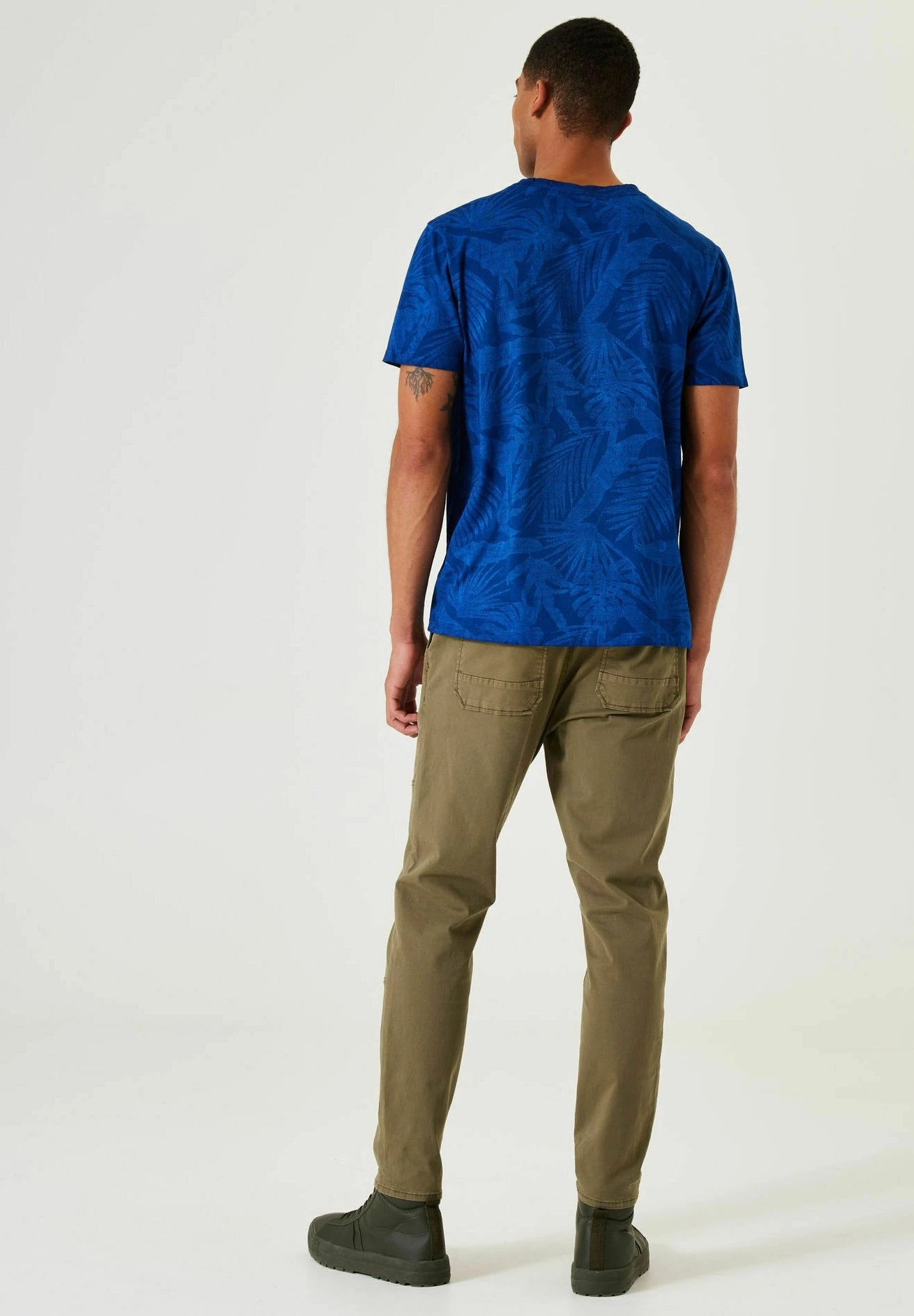 Garcia T-Shirt Print - Vibrant Blue 4 Garcia T-Shirt Print - Vibrant Blue - Afbeelding 2