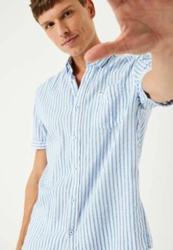 Garcia Striped- Overhemd - Stripe Blue 9 Garcia Striped- Overhemd - Stripe Blue -Clothing 2e26cc819f6941b08053101dab682689