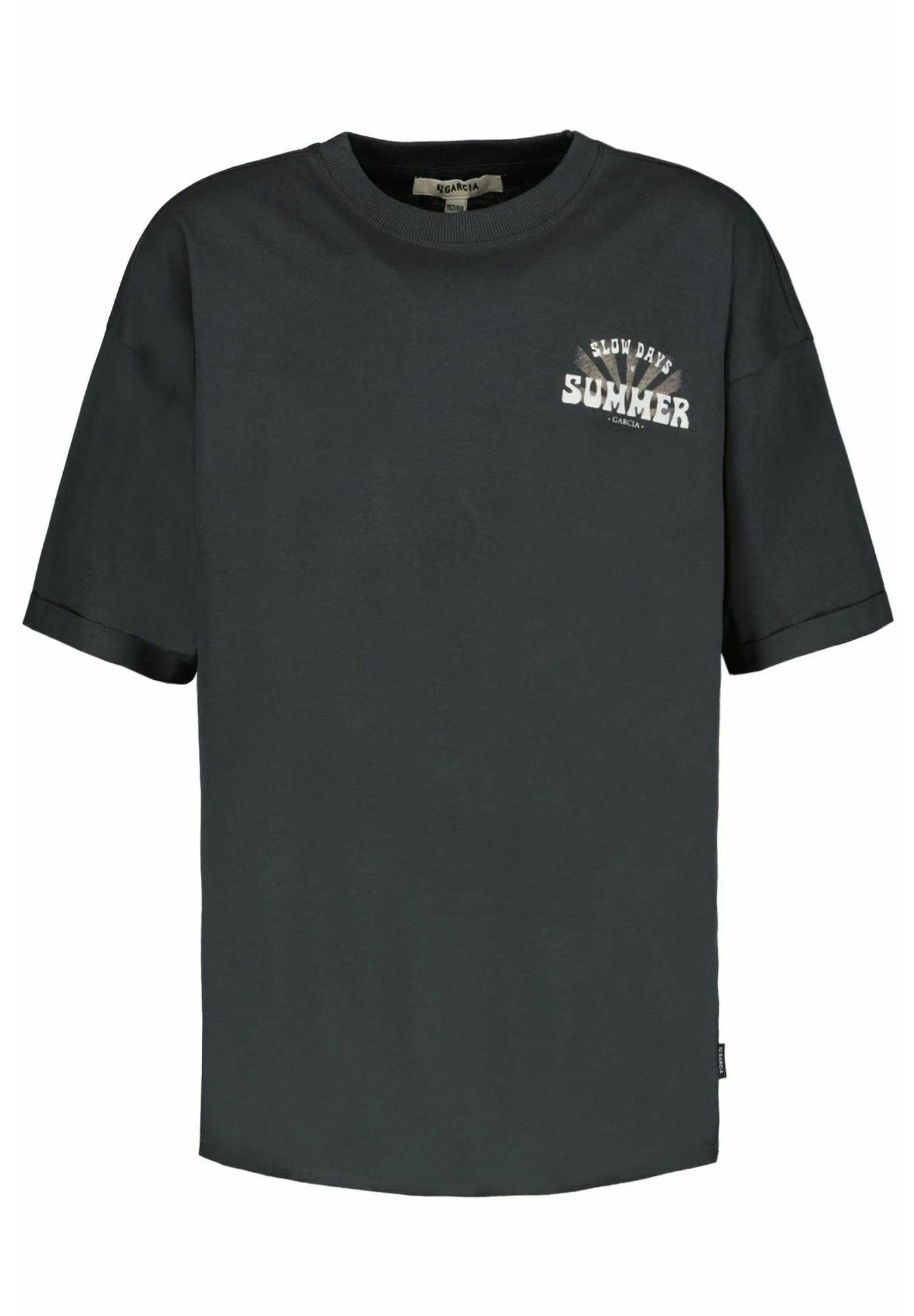 Garcia T-Shirt Print - Dark Grey 4 Garcia T-Shirt Print - Dark Grey - Afbeelding 2