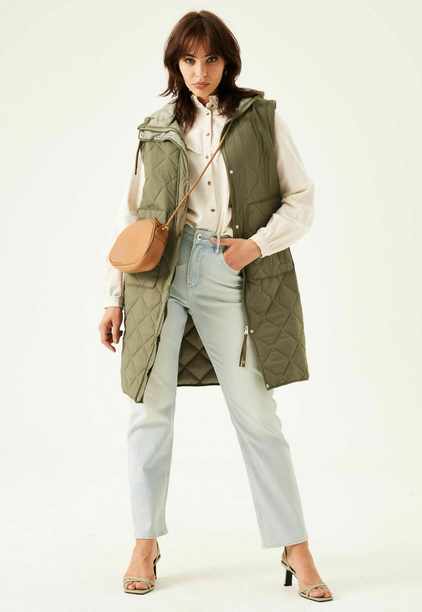 Garcia Quilted- Winterjas - Olive Night 3 Garcia Quilted- Winterjas - Olive Night