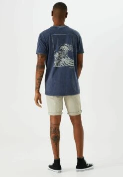Garcia Rust- T-Shirt Print - Marine