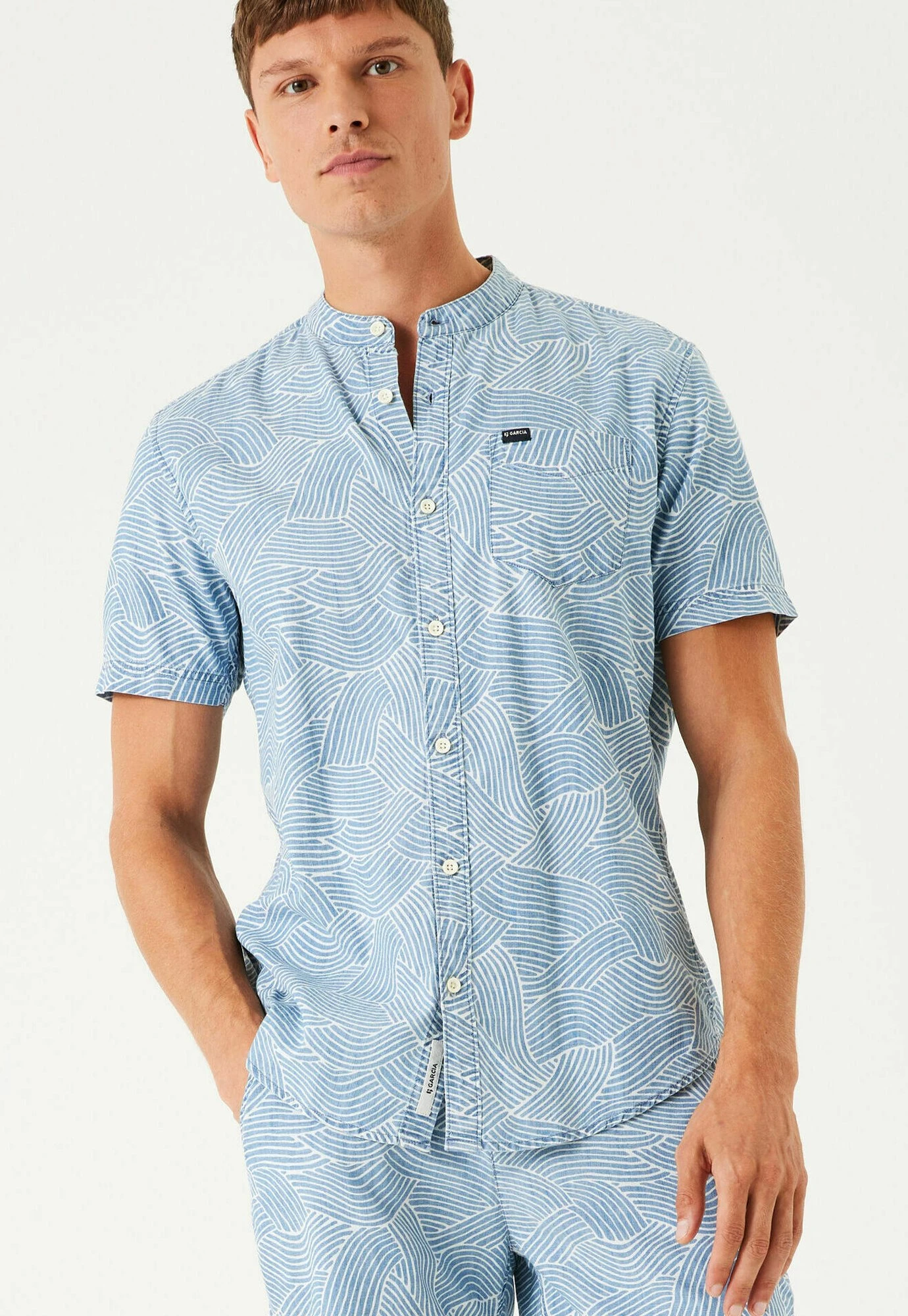 Garcia Overhemd - Indigo 3 Garcia Overhemd - Indigo