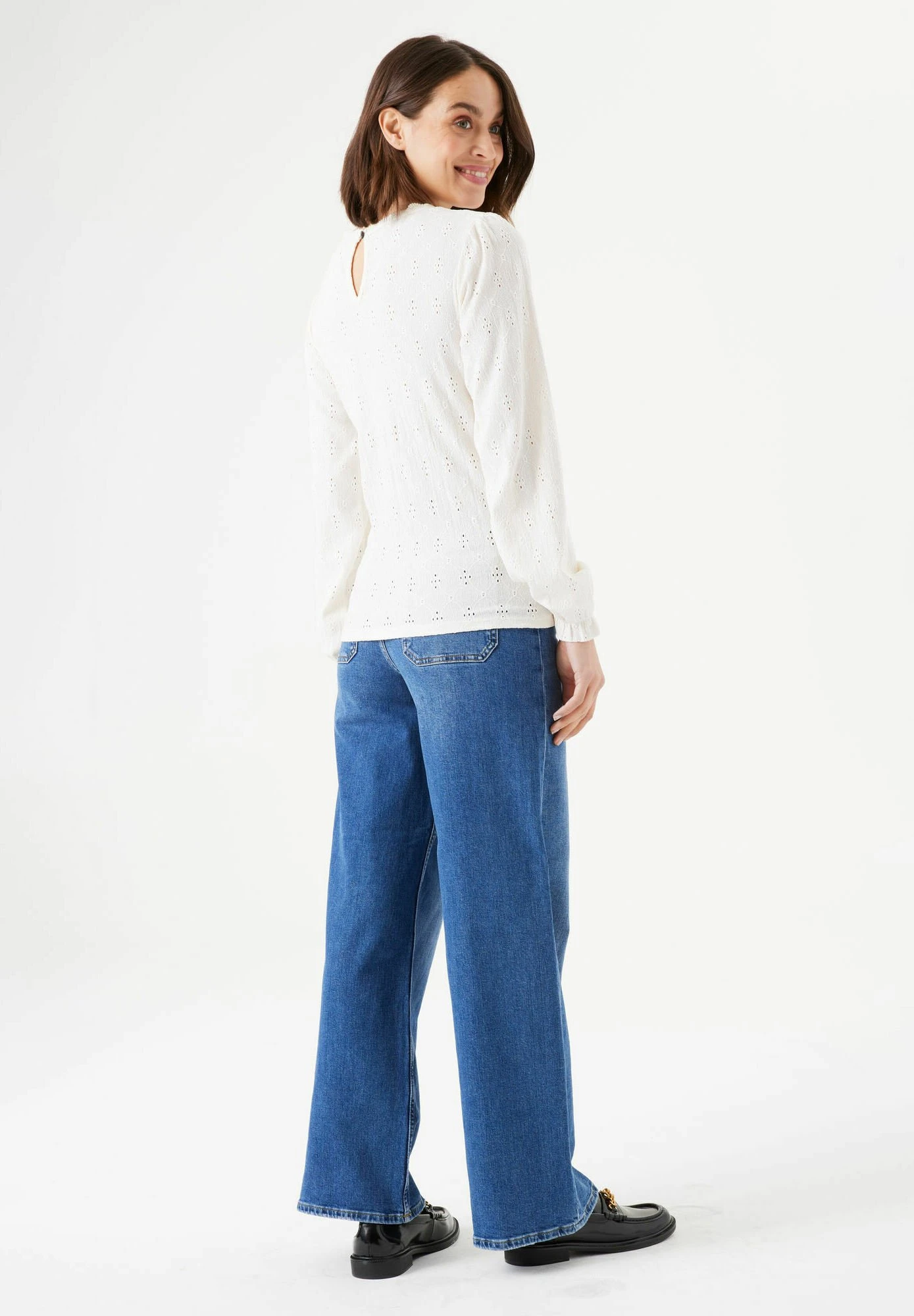 Garcia Longsleeve - Blouse - Off White 5 Garcia Longsleeve - Blouse - Off White - Afbeelding 3