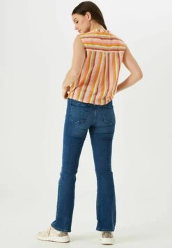 Garcia Striped - Top - Off White -Clothing 4420b100fb984c51aad48c2b6a5fbcbc