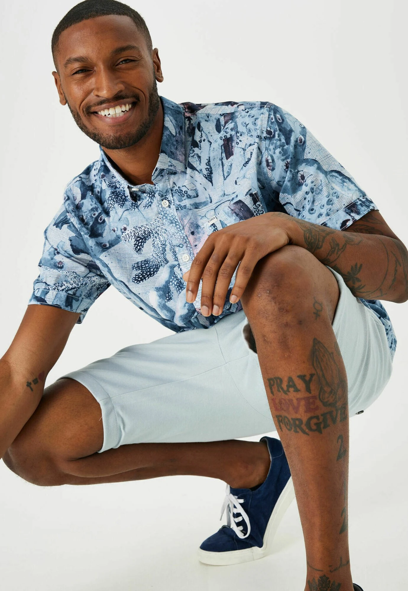 Garcia Shorts - Dusty Blue 6 Garcia Shorts - Dusty Blue - Afbeelding 4