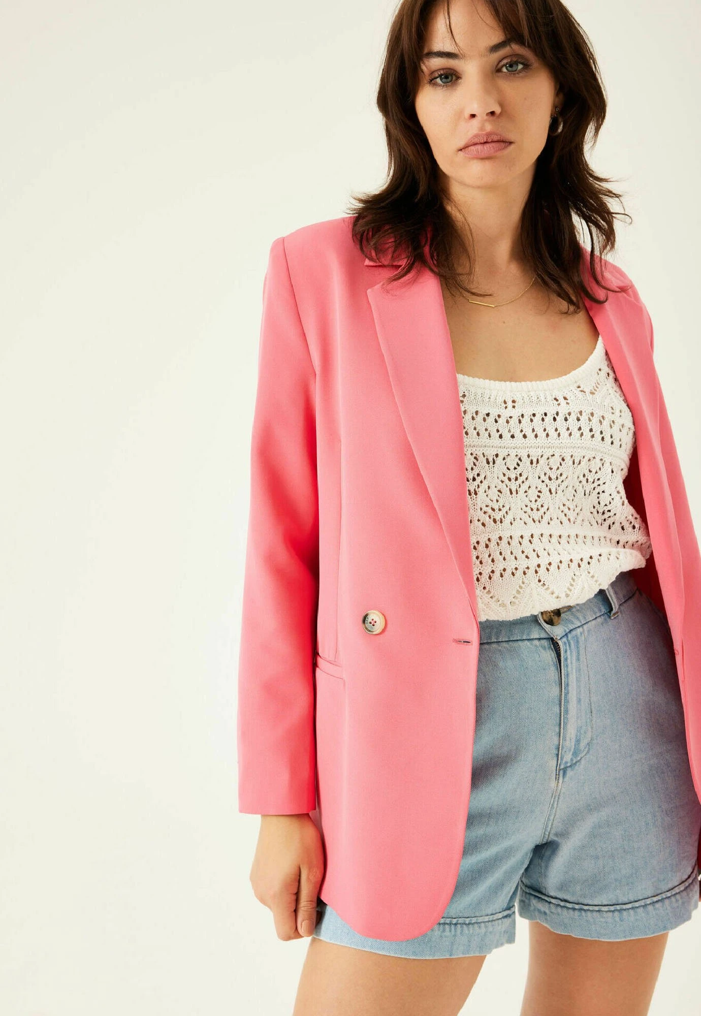 Garcia Bright- Blazer - Pink 5 Garcia Bright- Blazer - Pink - Afbeelding 3