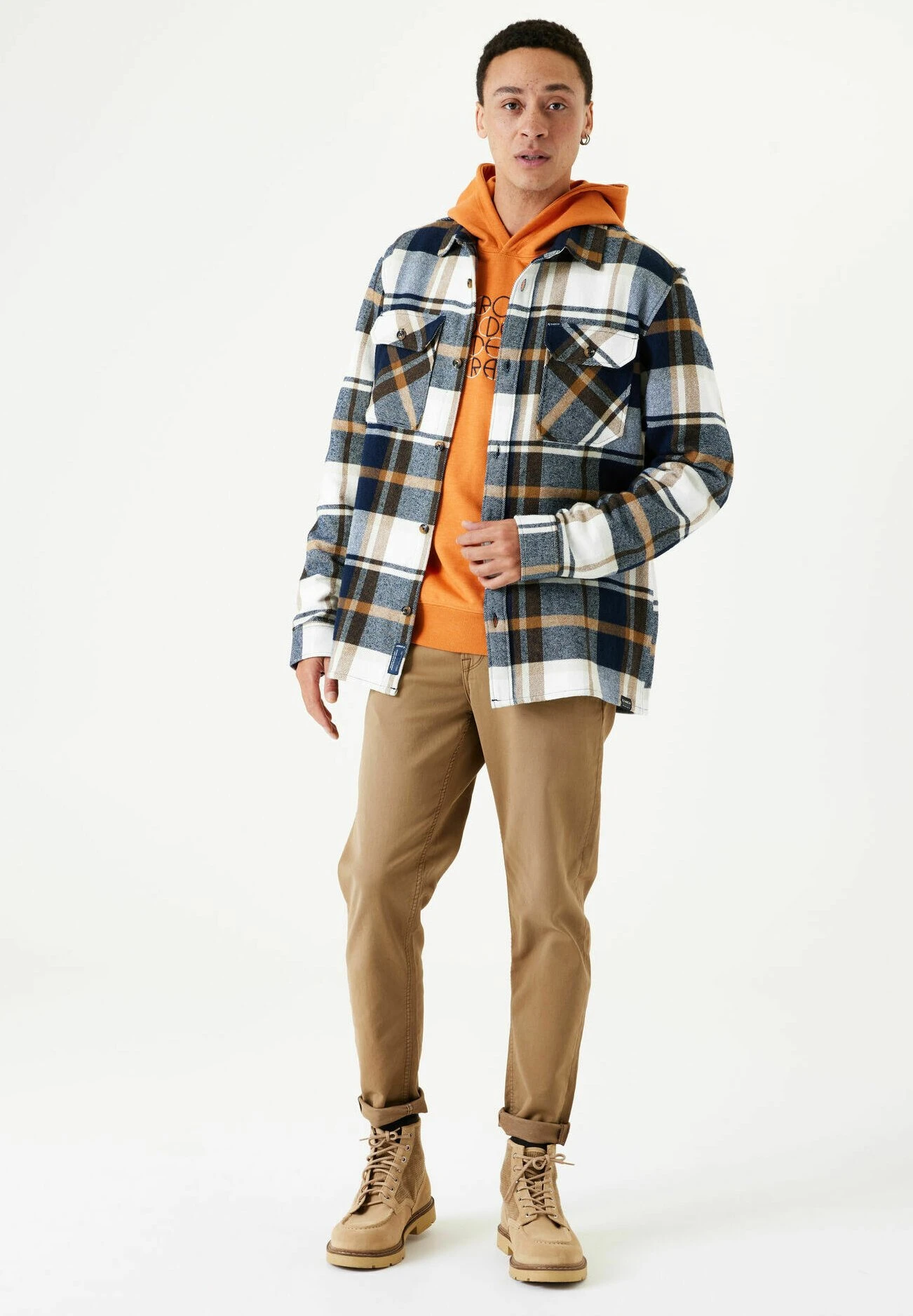 Garcia Checked - Lichte Jas - Dark Moon 3 Garcia Checked - Lichte Jas - Dark Moon