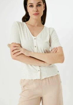 Garcia Striped - Blouse - Off White
