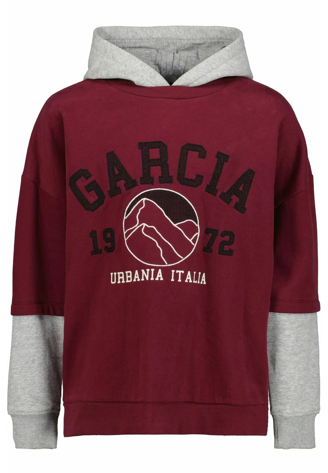 Garcia Hoodie - Maroon 3 Garcia Hoodie - Maroon