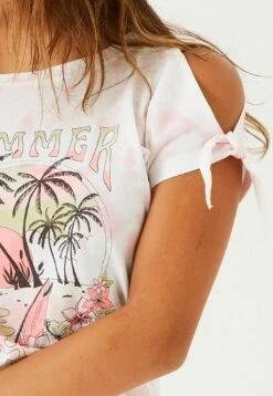 Garcia T-Shirt Print - Pink Beauty