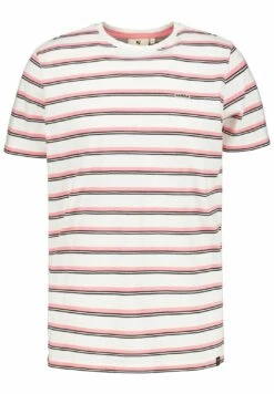Garcia Striped- T-Shirt Print - White -Clothing 51749bfff4a34409a8611cbeb7197f8a