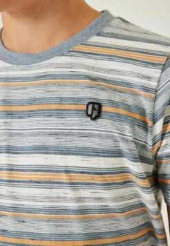 Garcia Striped- T-Shirt Print - Light Blue