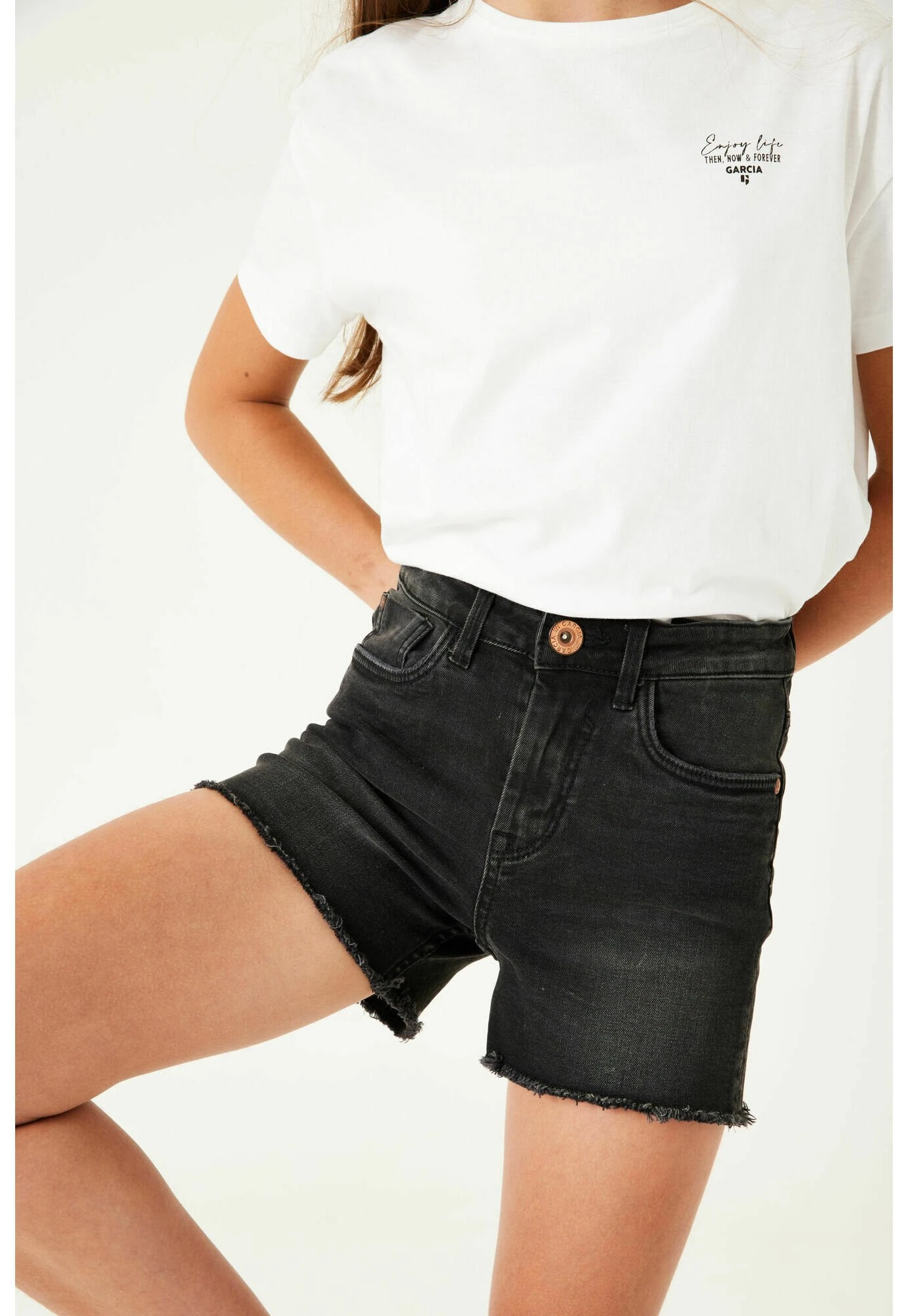 Garcia Rianna - Jeansshort - Dark Used 4 Garcia Rianna - Jeansshort - Dark Used - Afbeelding 2