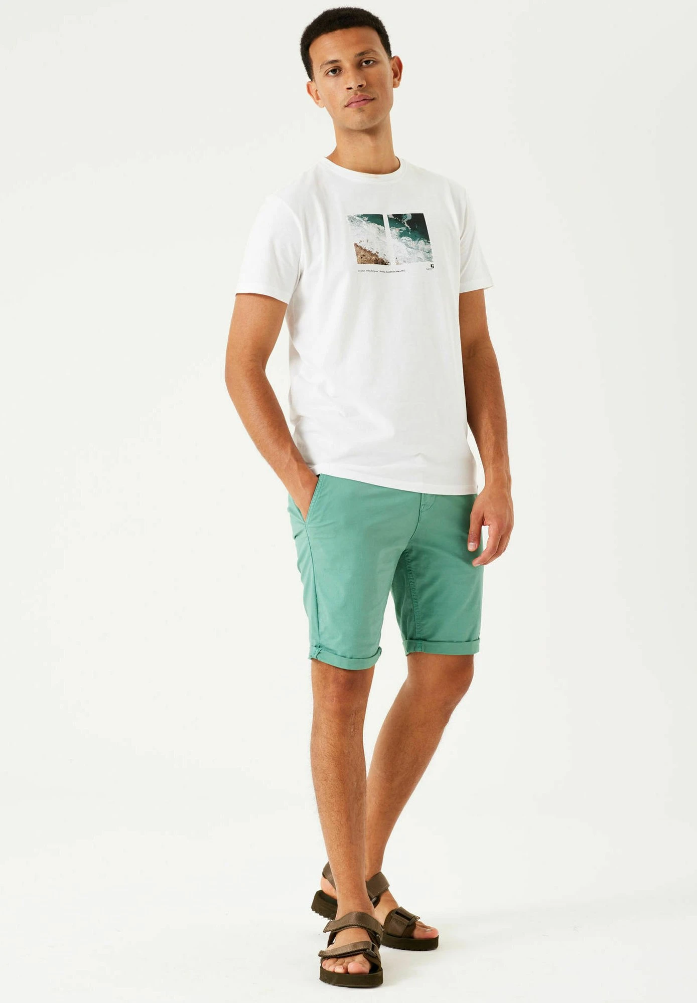 Garcia T-Shirt Print - White 4 Garcia T-Shirt Print - White - Afbeelding 2