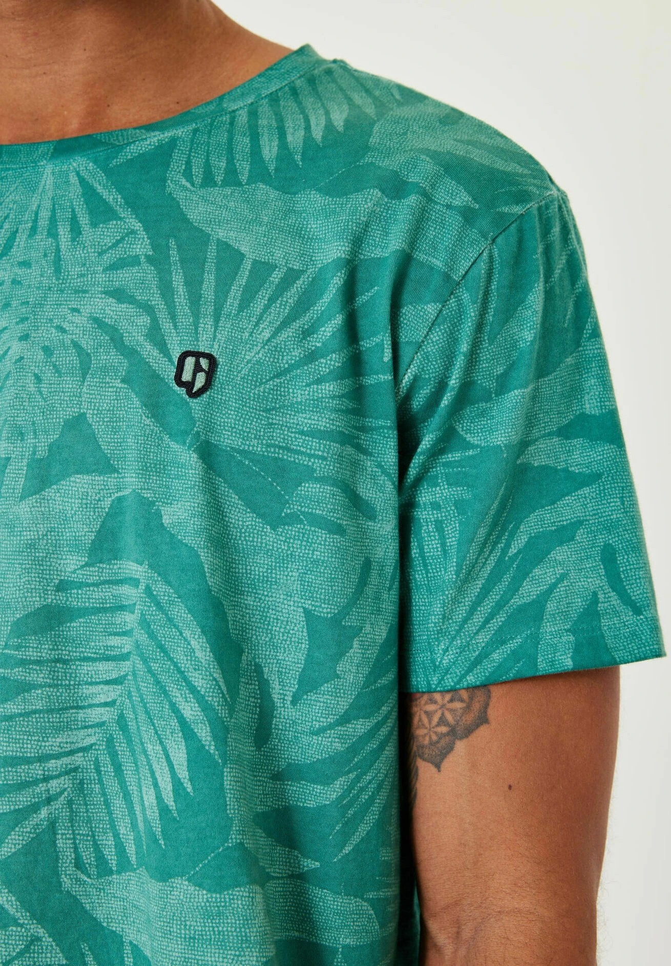 Garcia T-Shirt Print - Seafoam 6 Garcia T-Shirt Print - Seafoam - Afbeelding 4