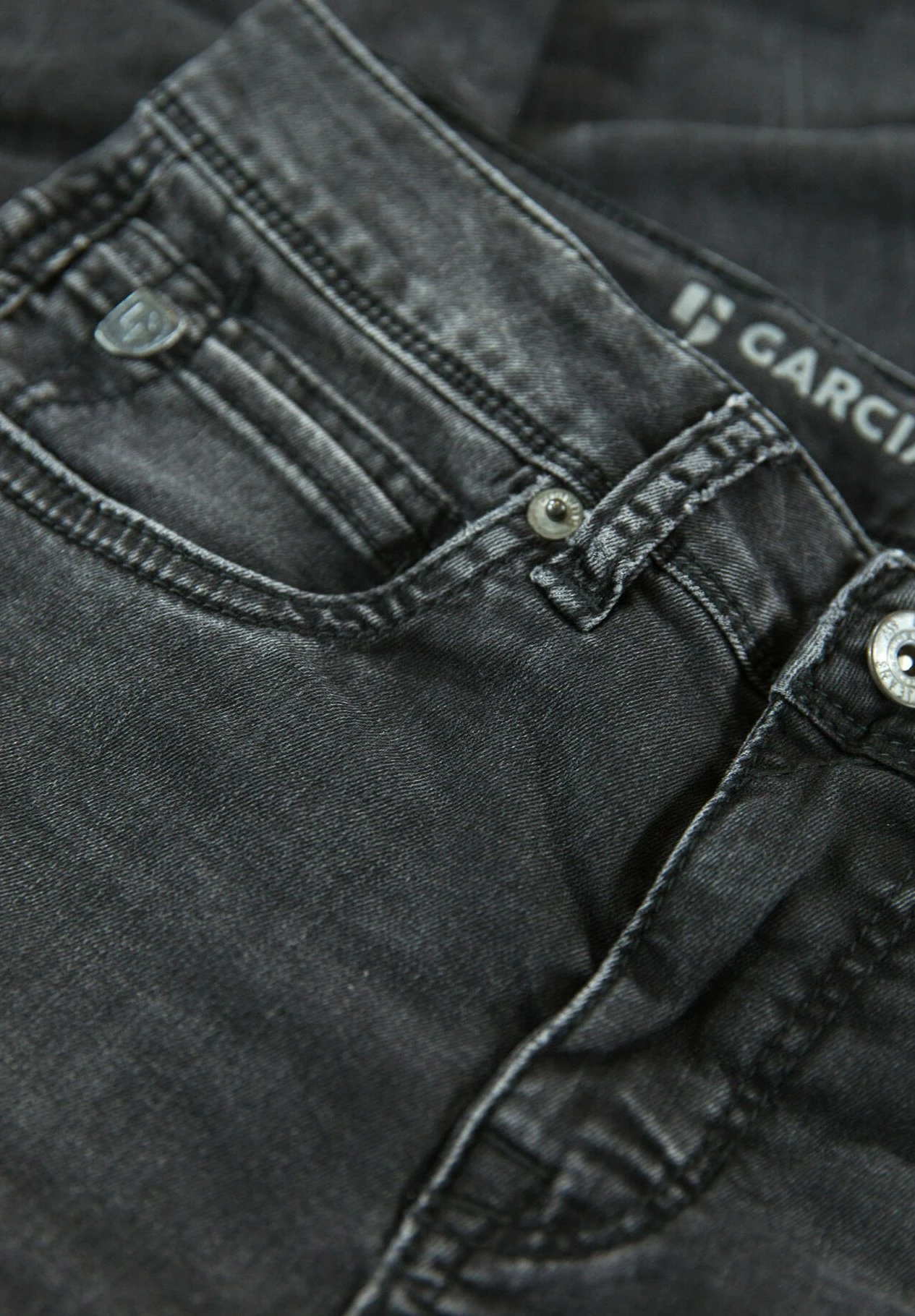 Garcia Slim Fit Jeans - Black Denim 5 Garcia Slim Fit Jeans - Black Denim - Afbeelding 3
