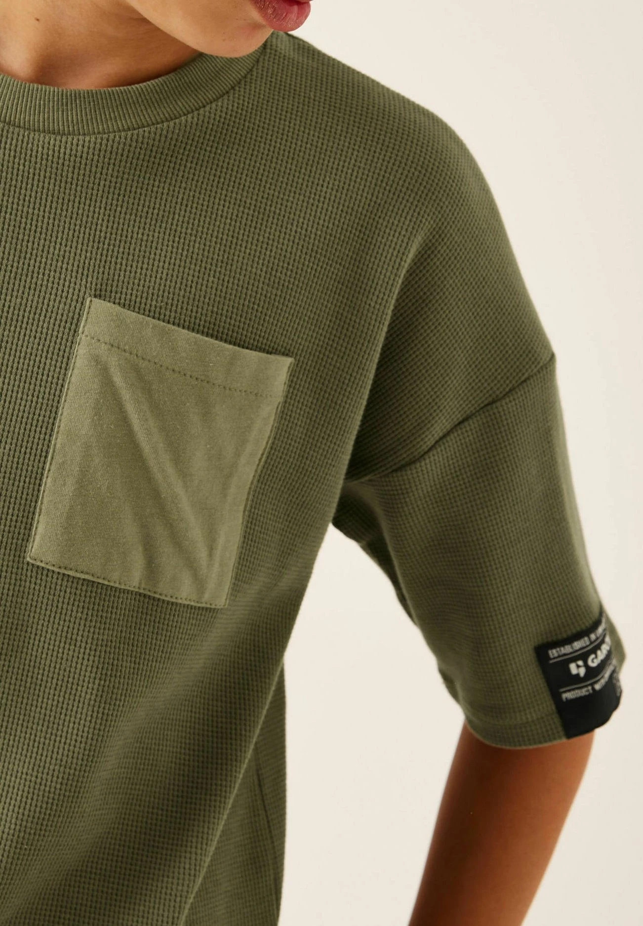 Garcia T-Shirt Print - Green Summer 3 Garcia T-Shirt Print - Green Summer