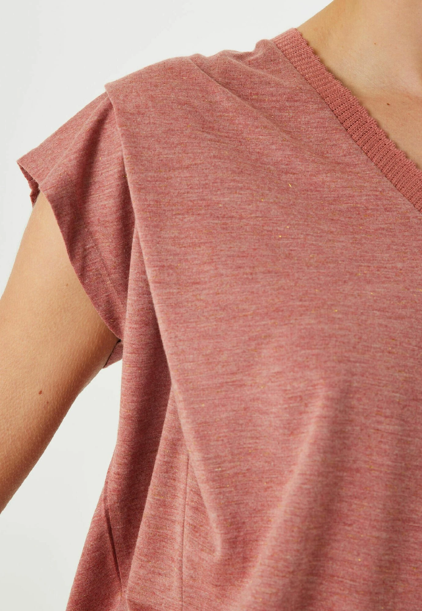 Garcia T-Shirt Basic - Canyon Rose 6 Garcia T-Shirt Basic - Canyon Rose - Afbeelding 4