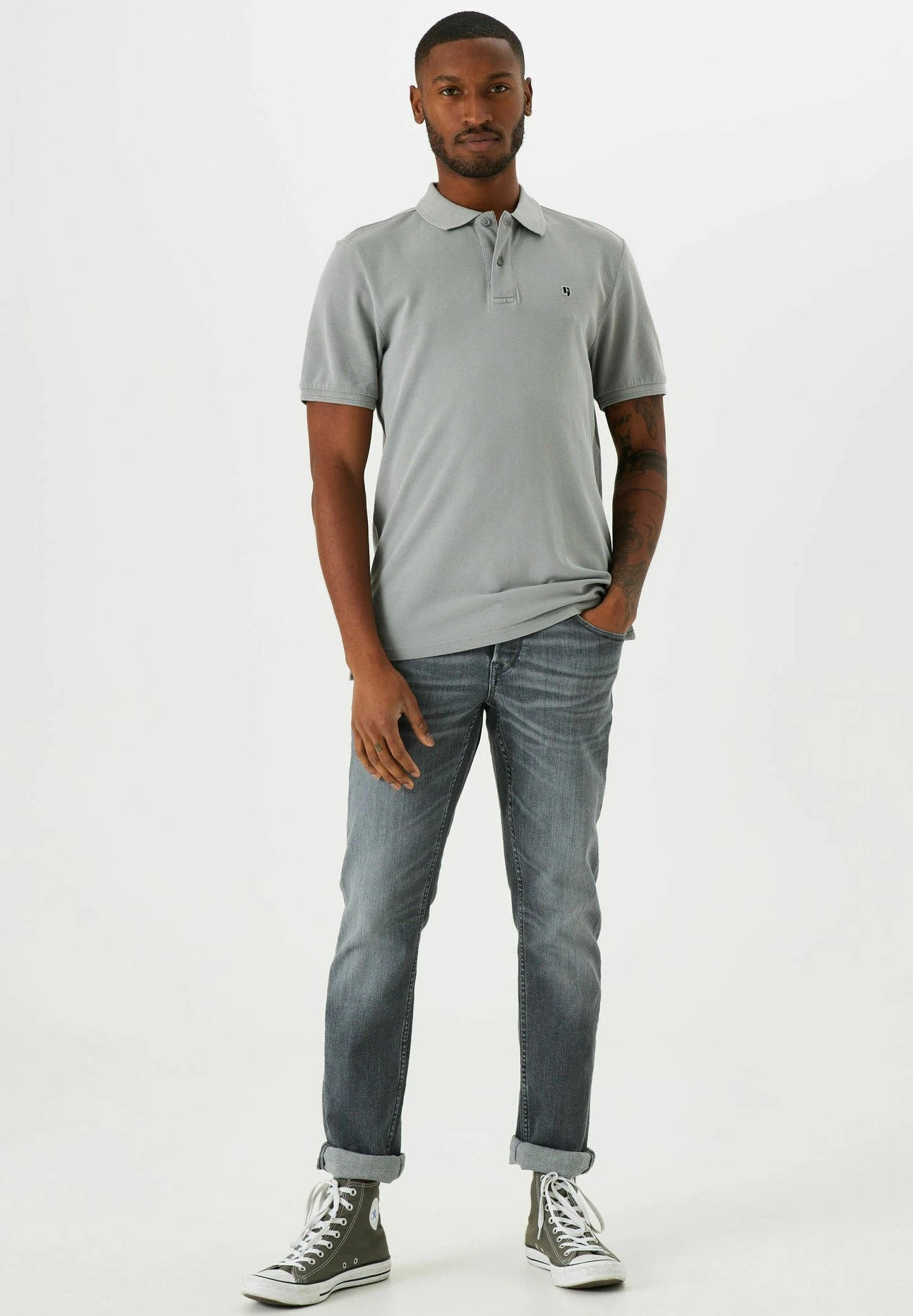 Garcia Poloshirt - Cement 3 Garcia Poloshirt - Cement