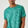 Garcia T-Shirt Print - Seafoam 1 Garcia T-Shirt Print - Seafoam -Clothing 658d4c1bc35144aaa962f3e54794510e