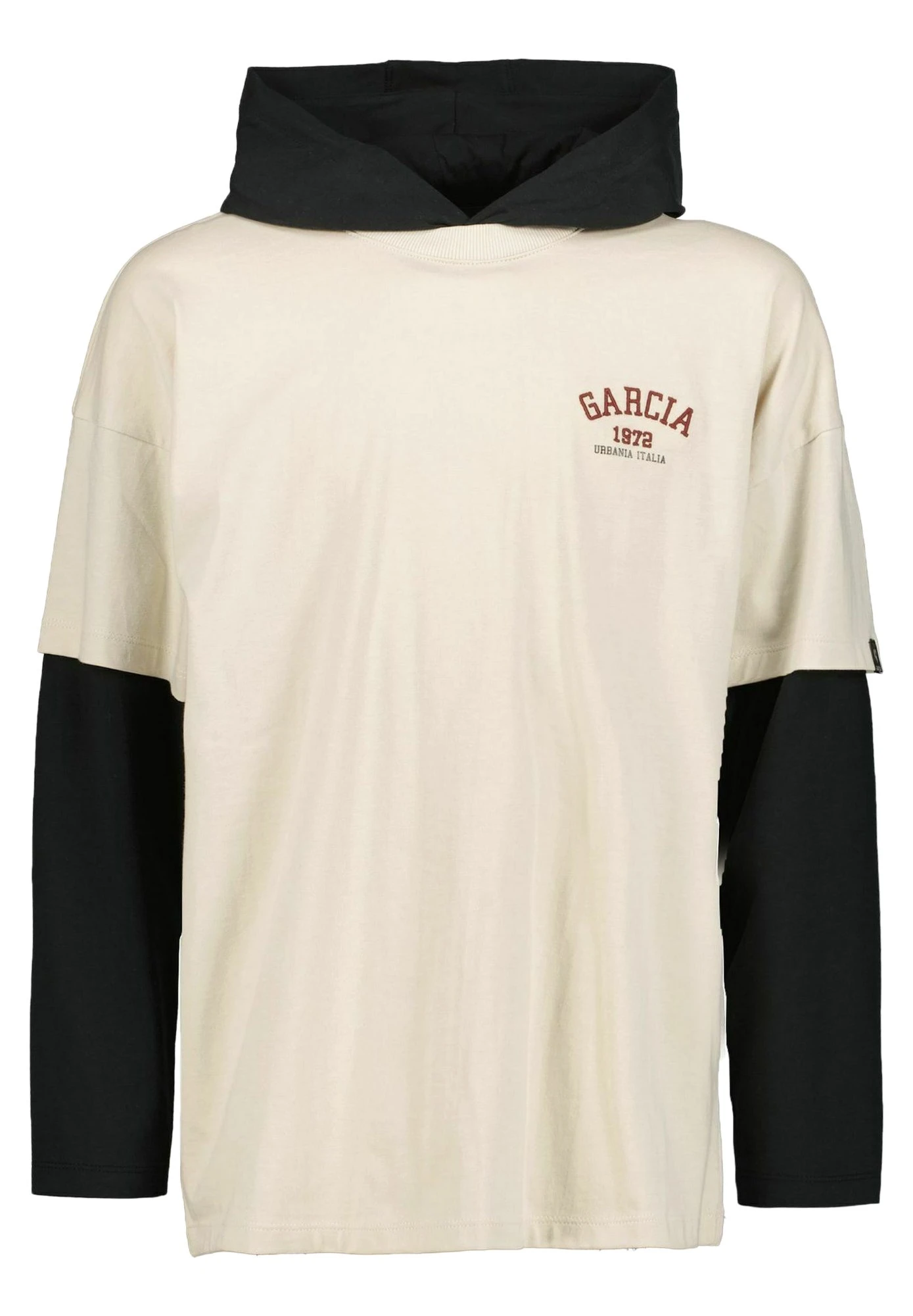 Garcia Longsleeve - Hoodie - Ivory 3 Garcia Longsleeve - Hoodie - Ivory