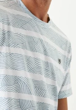 Garcia T-Shirt Print - Dusty Blue 10 Garcia T-Shirt Print - Dusty Blue -Clothing 6fd0c0978cb14924bcb25f28425eccfe