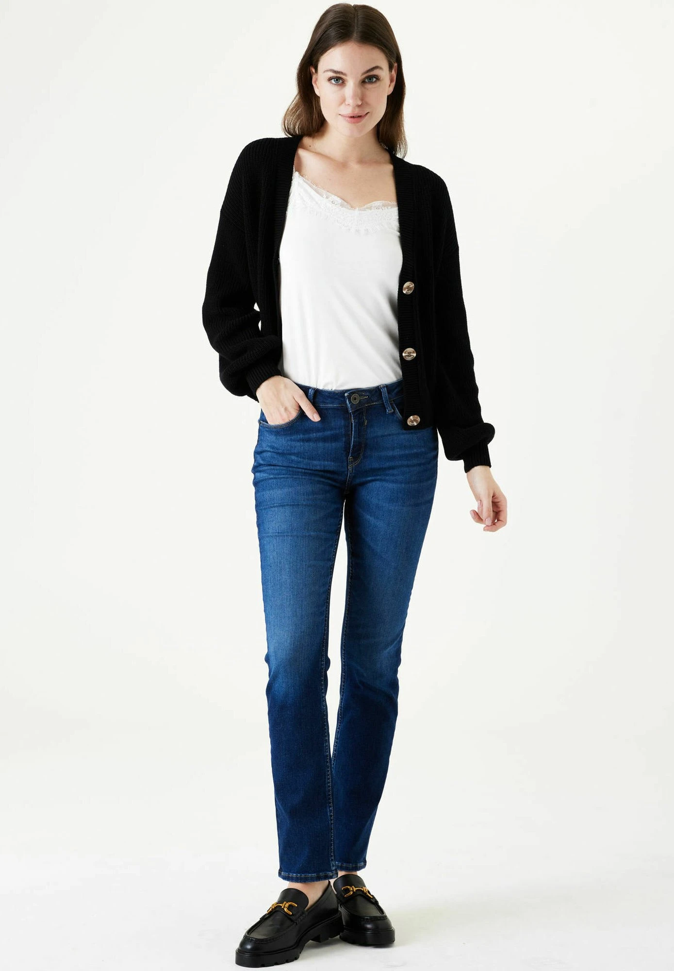 Garcia Celia 248 - Slim Fit Jeans - Dark Used 3 Garcia Celia 248 - Slim Fit Jeans - Dark Used