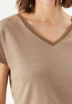 Garcia With Glitter - T-Shirt Basic - Golden Brown -Clothing 744dfbc331e84a09aa630f31b470b787