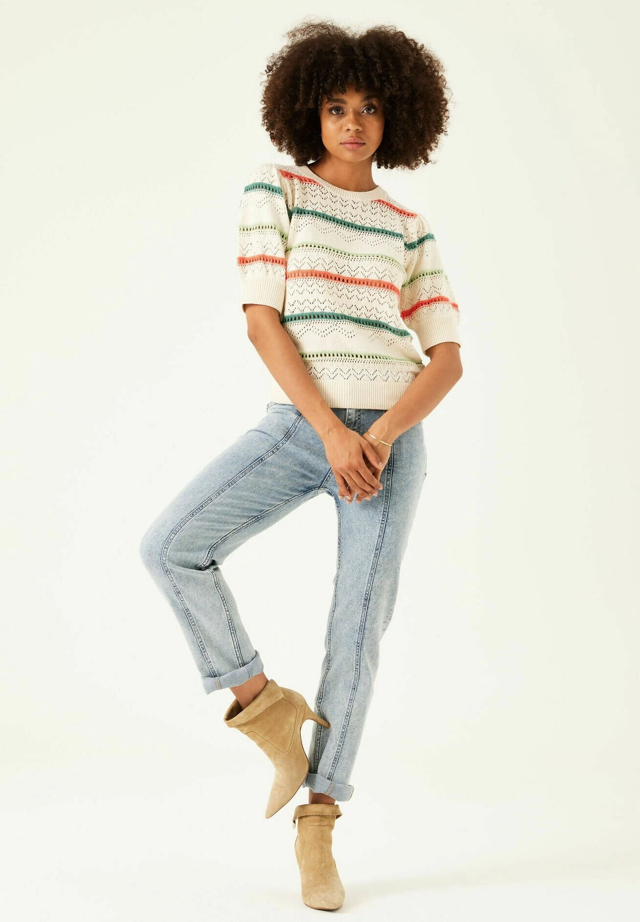 Garcia Slim Fit Jeans - Bleached 3 Garcia Slim Fit Jeans - Bleached