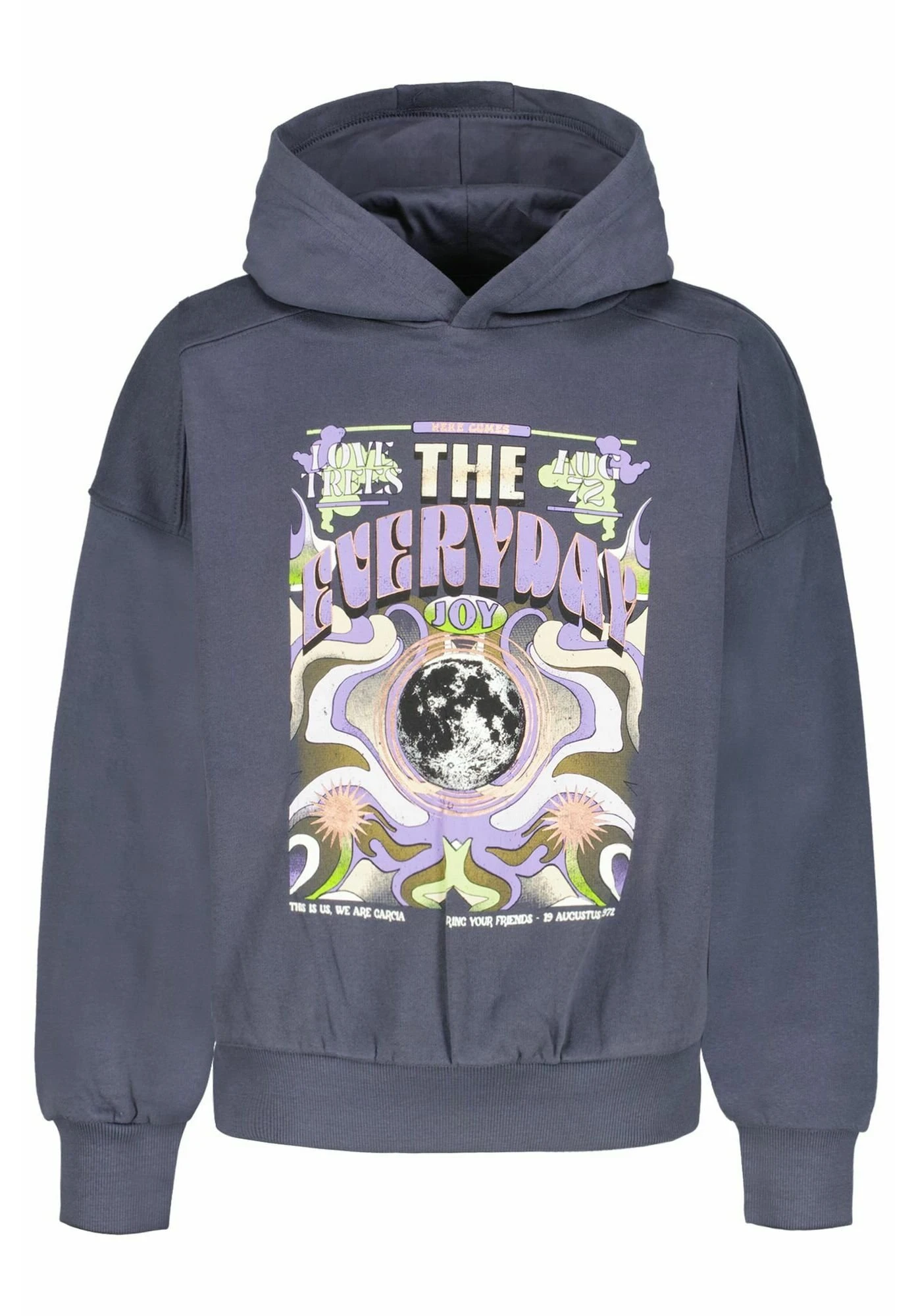 Garcia Hoodie - Blue Heather 4 Garcia Hoodie - Blue Heather - Afbeelding 2