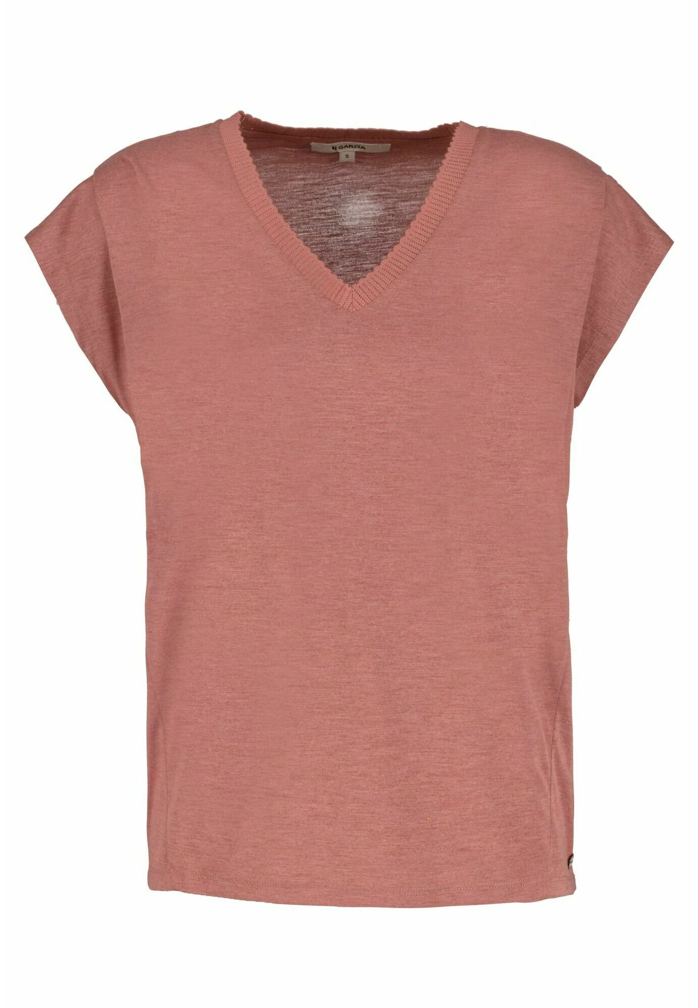 Garcia T-Shirt Basic - Canyon Rose 7 Garcia T-Shirt Basic - Canyon Rose - Afbeelding 5