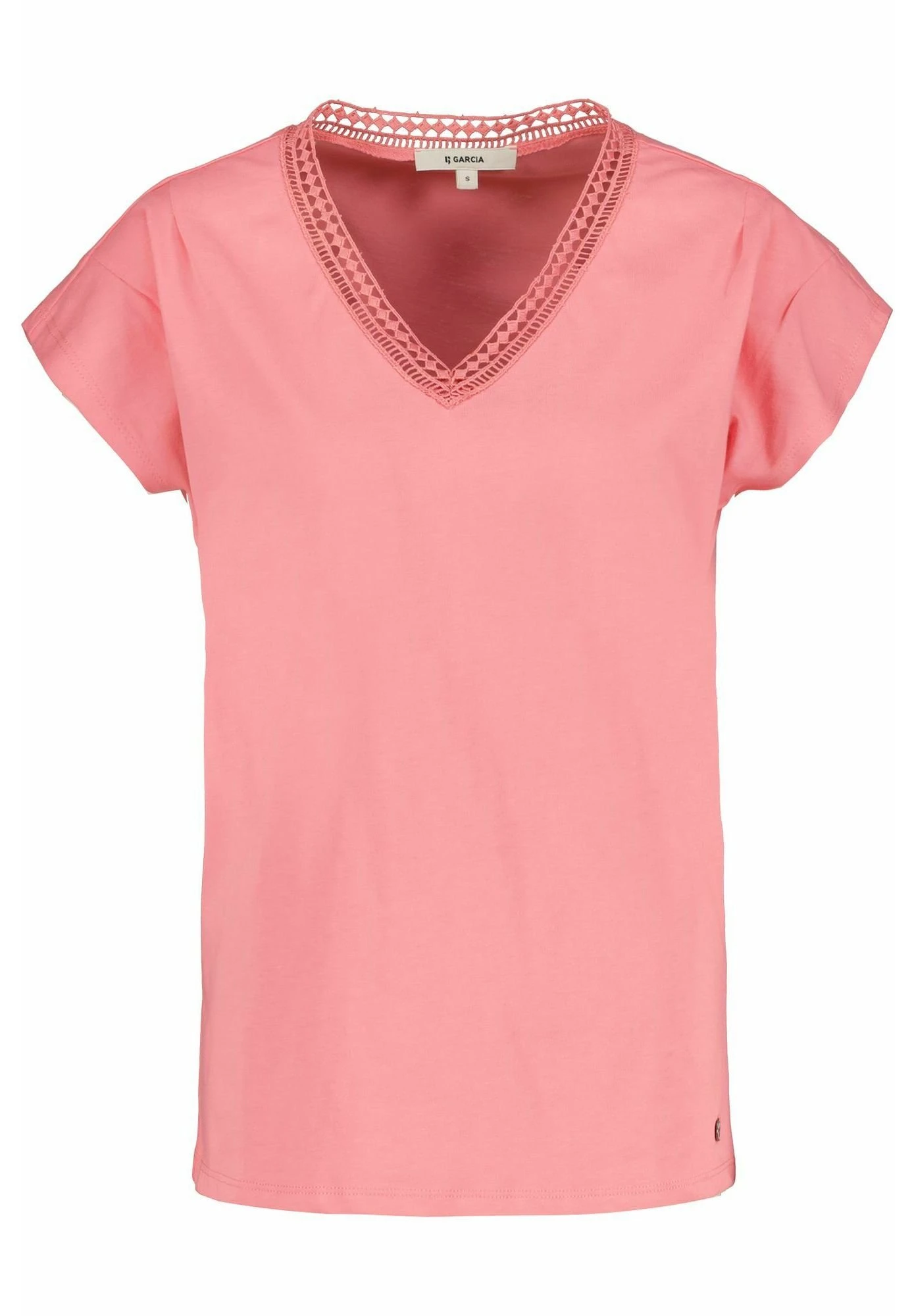 Garcia T-Shirt Basic - Sunrise Pink 3 Garcia T-Shirt Basic - Sunrise Pink