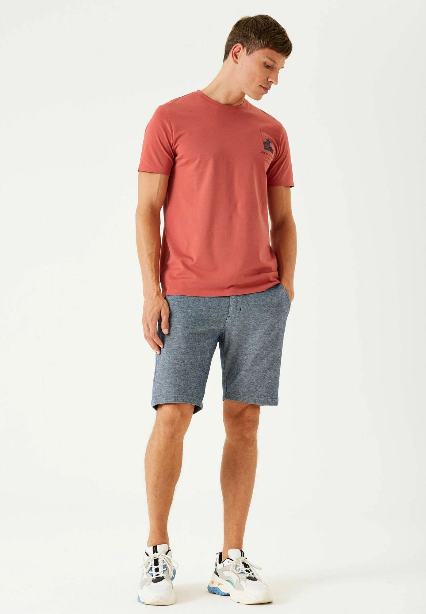 Garcia T-Shirt Print - Dusty Cedar 3 Garcia T-Shirt Print - Dusty Cedar