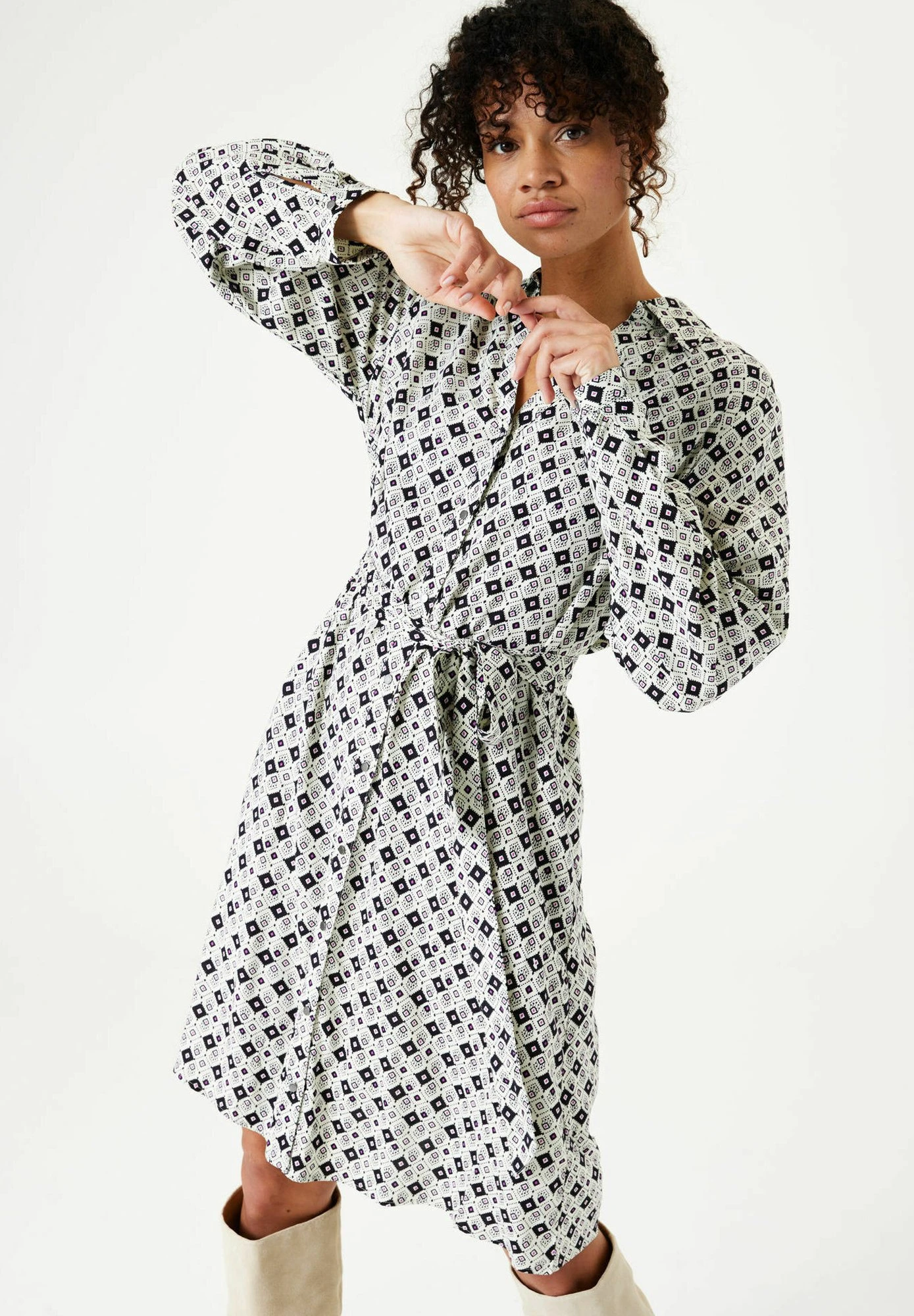 Garcia With Print - Blousejurk - Soft Kit 3 Garcia With Print - Blousejurk - Soft Kit