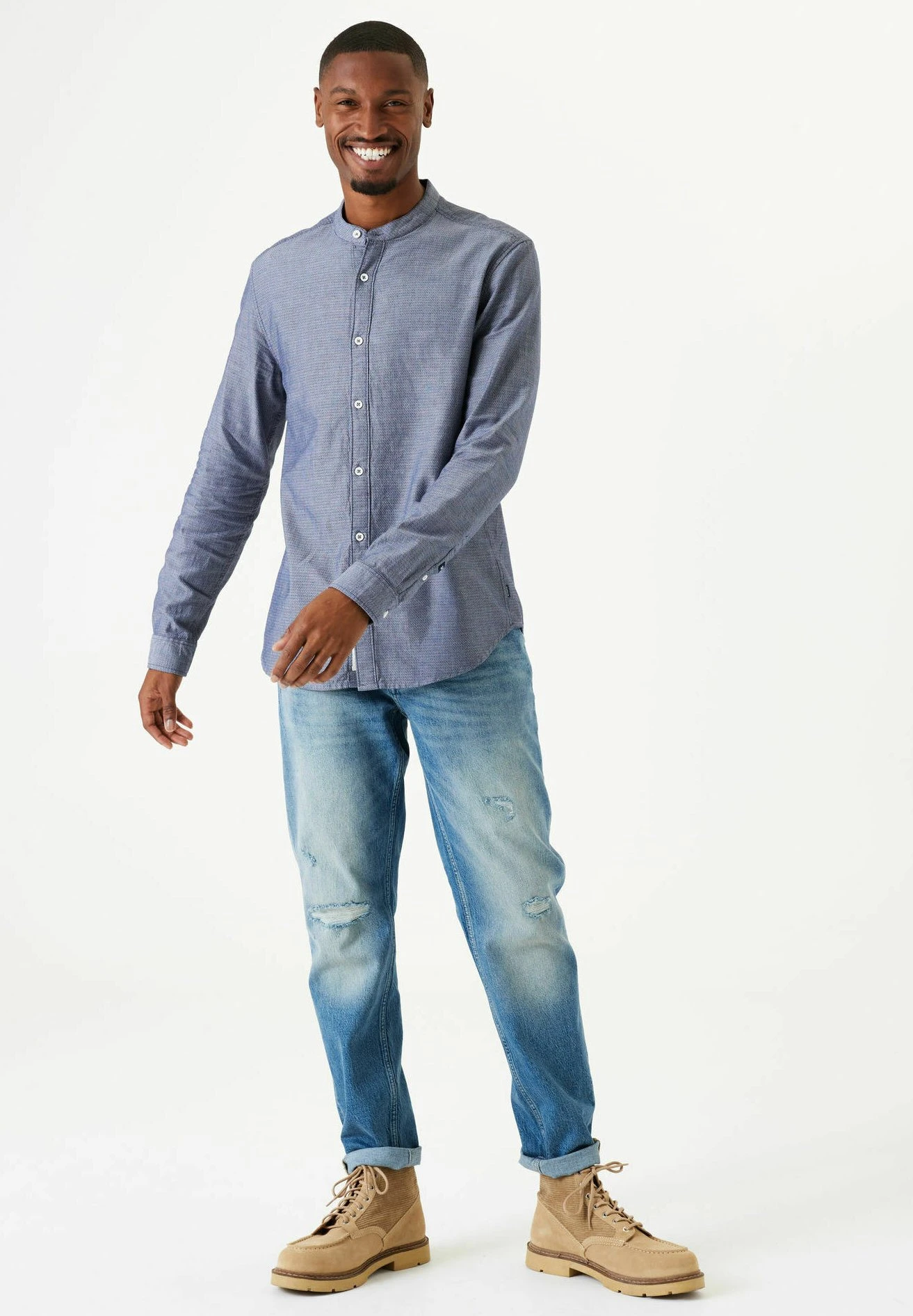 Garcia Overhemd - Chambray 3 Garcia Overhemd - Chambray